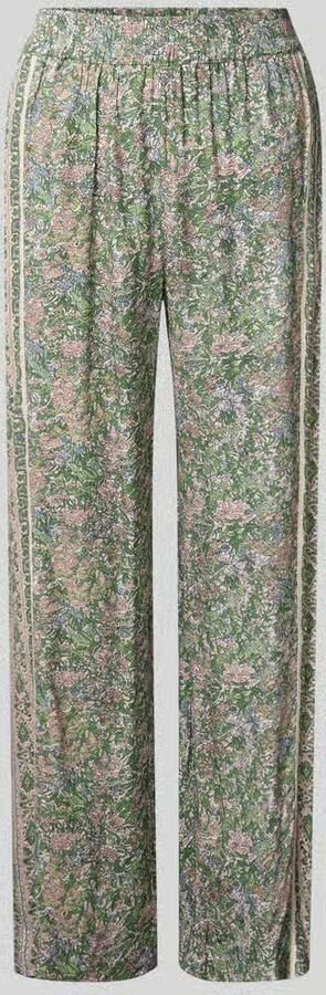 MOS MOSH Stoffen broek van viscose in all-over look model 'Bala' - Foto 2