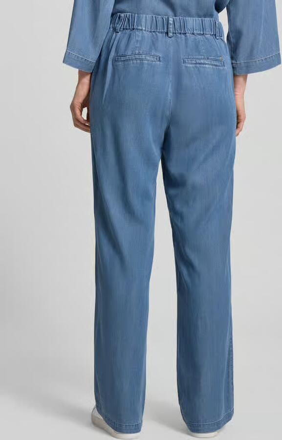 MOS MOSH straight fit broek uit lyocellmix met viscose
