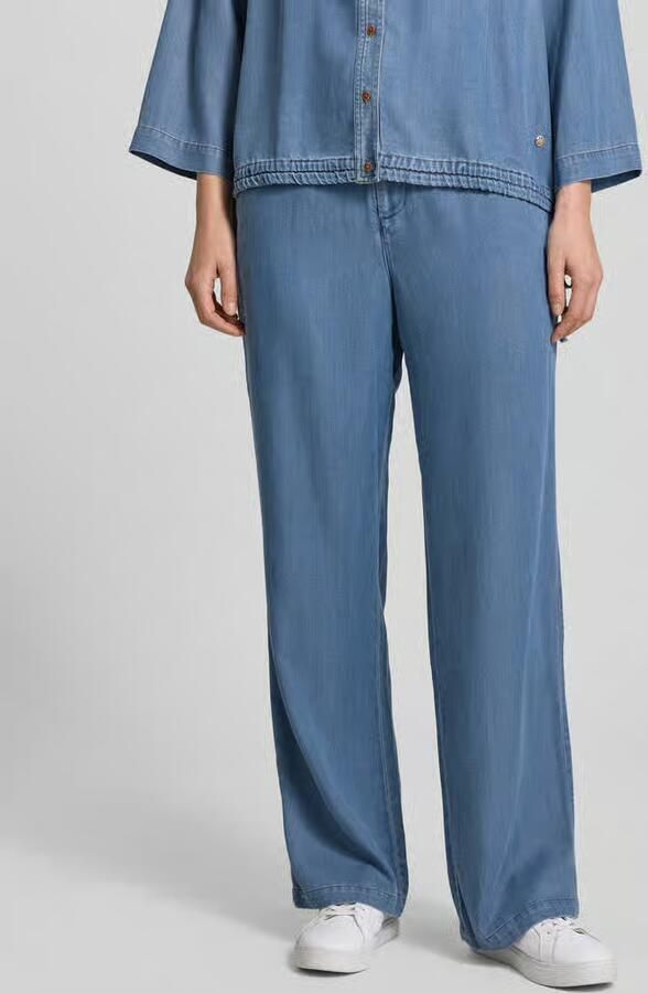 MOS MOSH straight fit broek uit lyocellmix met viscose - Foto 3