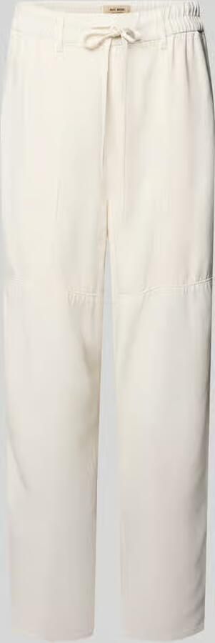 MOS MOSH Straight fit stoffen broek van puur lyocell model 'Maison' - Foto 2