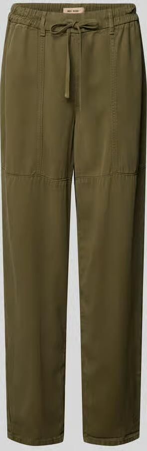 MOS MOSH Straight fit stoffen broek van puur lyocell model 'Maison' - Foto 2