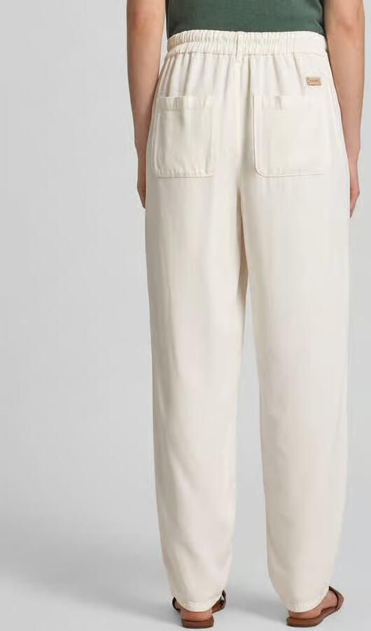 MOS MOSH Straight fit stoffen broek van puur lyocell model 'Maison' - Foto 2