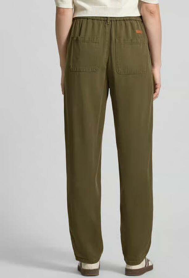 MOS MOSH Straight fit stoffen broek van puur lyocell model 'Maison' - Foto 3