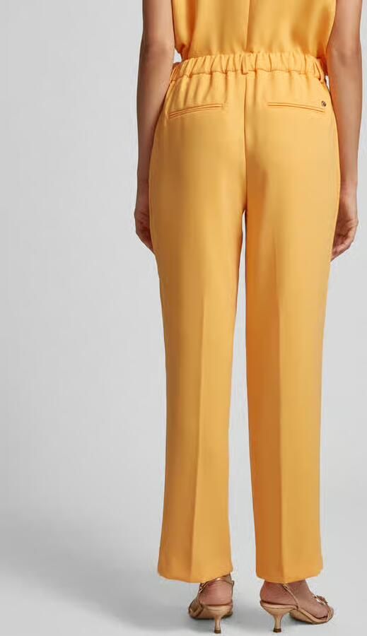 MOS MOSH Straight leg stoffen broek met persplooien model 'Vai Leia' - Foto 3