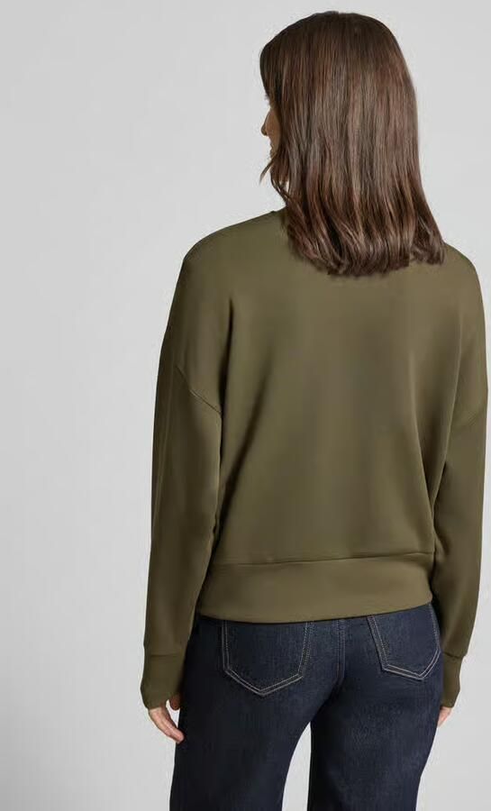 MOS MOSH Sweatshirt van viscosemix met ronde hals model 'CELLI' - Foto 2