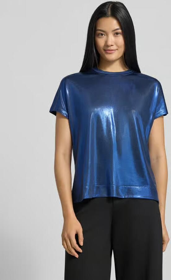 MOS MOSH T-shirt in leerlook model 'Nicola' - Foto 2