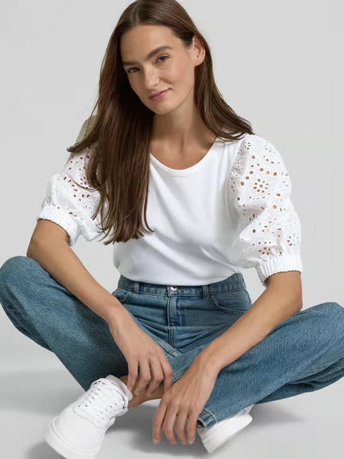 MOS MOSH T-shirt met 1 2-mouwen model 'Puffy' - Foto 5