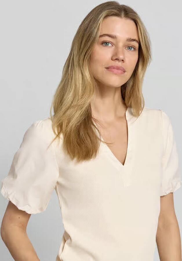 MOS MOSH T-shirt met ballonmouwen model 'Jada'