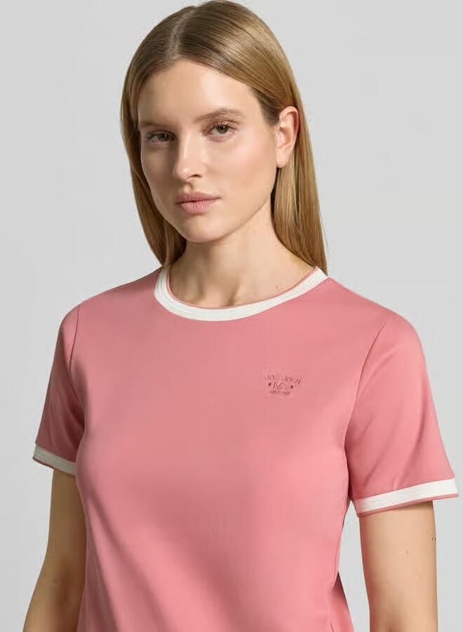 MOS MOSH T-shirt met labeldetail Model 'Molina'