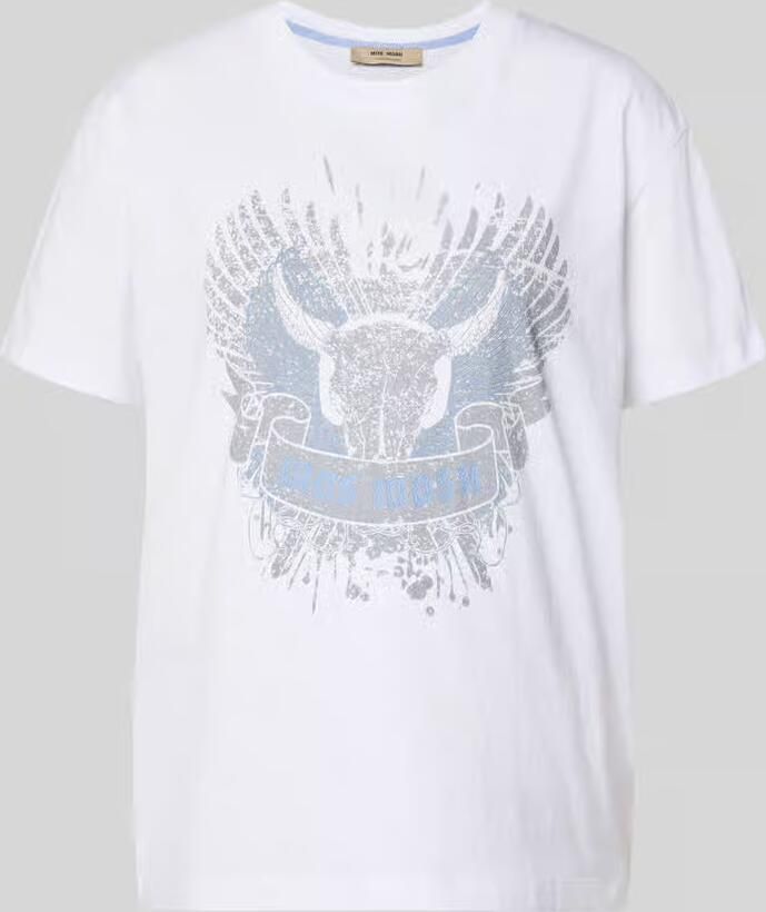 MOS MOSH t-shirt met overgesneden schouders model 'Washa' - Foto 2