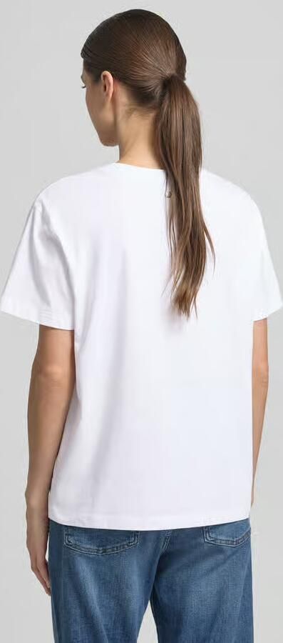 MOS MOSH t-shirt met overgesneden schouders model 'Washa'