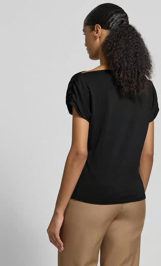 MOS MOSH T-shirt met plooien model 'Shima'