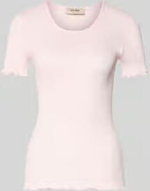 MOS MOSH T-shirt met Ribstructuur Model 'Elaine'