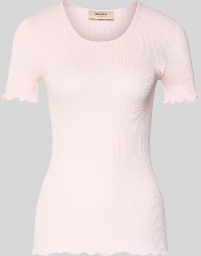 MOS MOSH T-shirt met Ribstructuur Model 'Elaine' - Foto 2