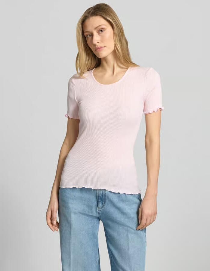 MOS MOSH T-shirt met Ribstructuur Model 'Elaine' - Foto 2