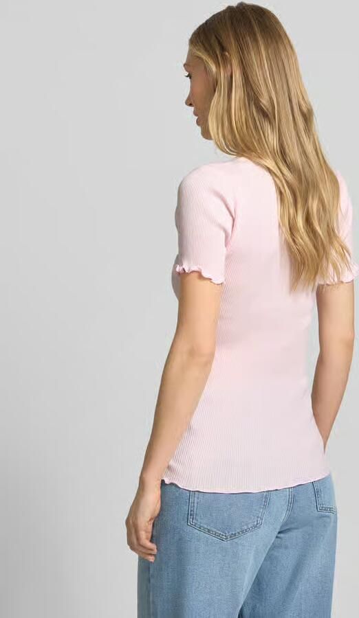 MOS MOSH T-shirt met Ribstructuur Model 'Elaine' - Foto 3