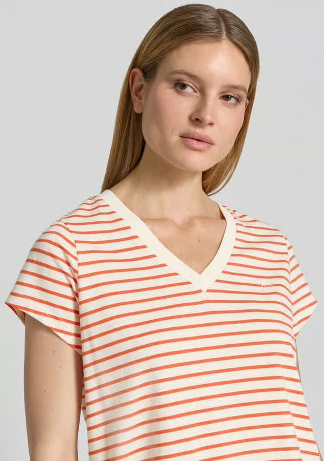 MOS MOSH T-shirt met V-hals model 'Kala'