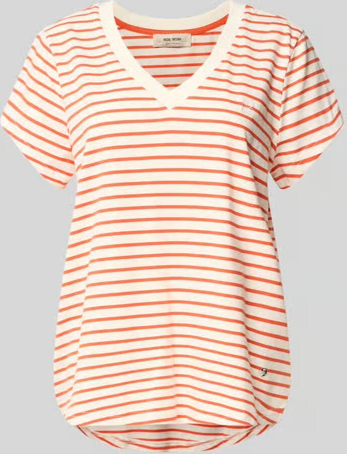 MOS MOSH T-shirt met V-hals model 'Kala' - Foto 2