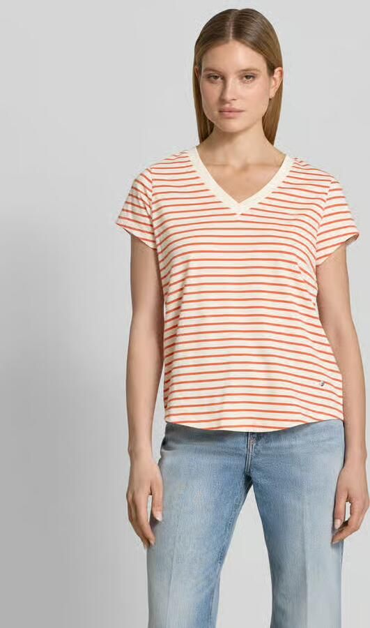 MOS MOSH T-shirt met V-hals model 'Kala' - Foto 3