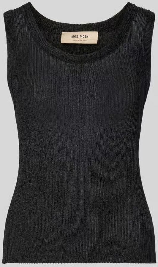 MOS MOSH Tanktop met ronde hals model 'Relena'