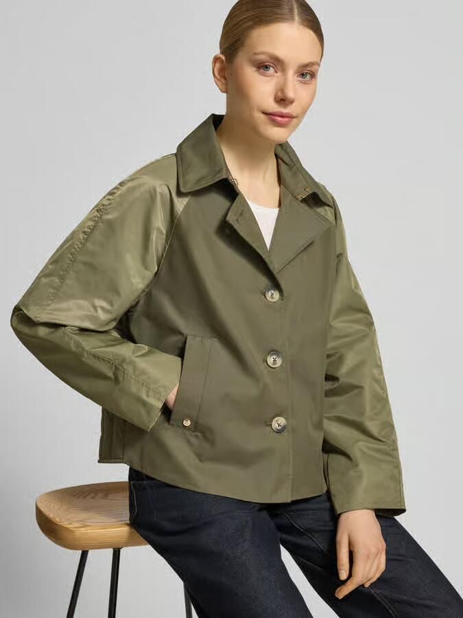 MOS MOSH Trenchcoat met steekzakken model 'Zyla Neola'