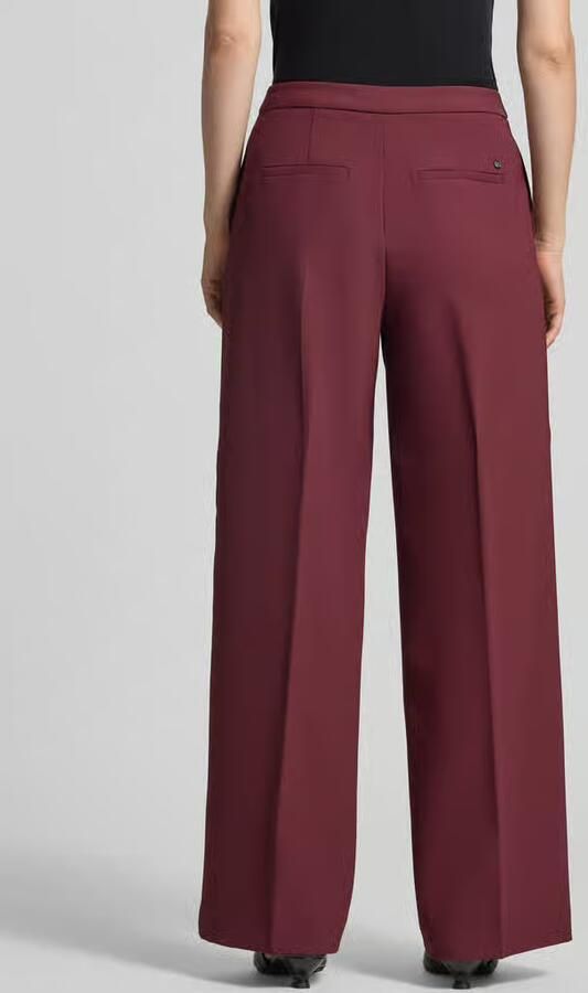 MOS MOSH wide fit broek met persplooien model 'Leya' - Foto 6
