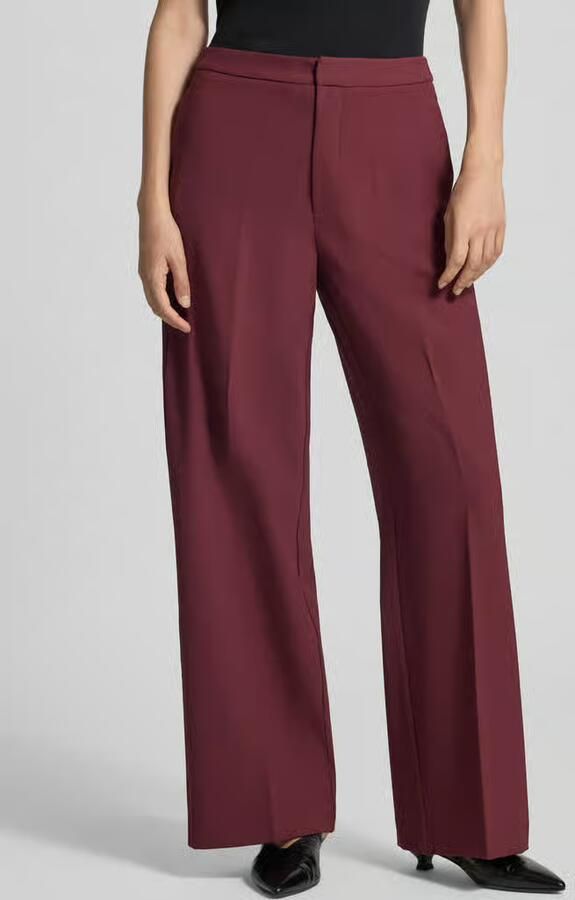 MOS MOSH wide fit broek met persplooien model 'Leya' - Foto 7