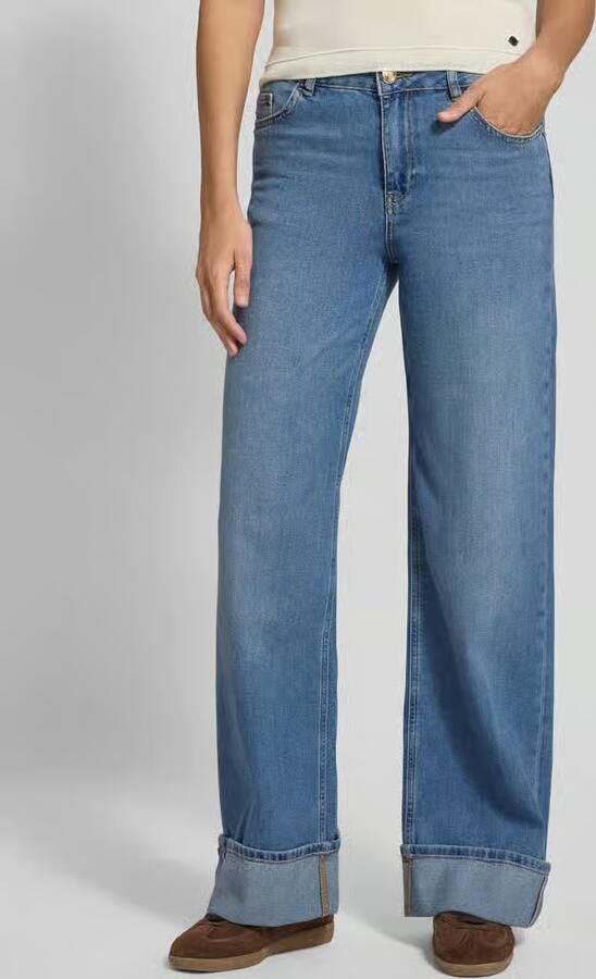 MOS MOSH Wide fit Jeans met vaste zoom Model 'Dara' - Foto 8