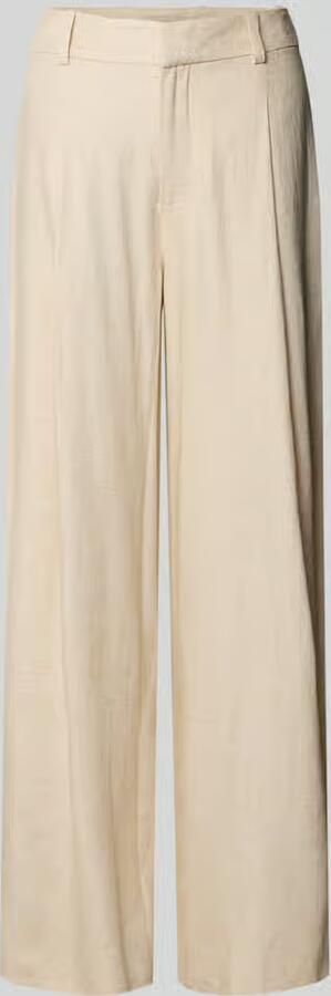 MOS MOSH Wide leg broek van viscosemix met biezen model 'MIssa Coleen' - Foto 8