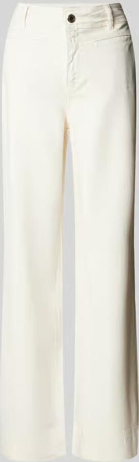 MOS MOSH Wide leg jeans met strookzakken model 'SOEY BEAUMONT' - Foto 3