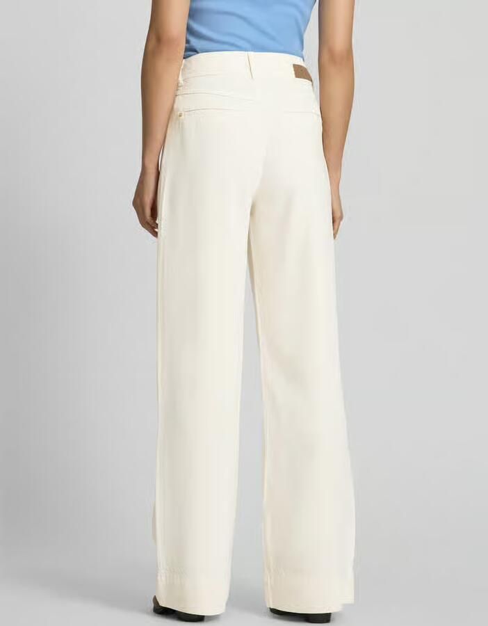 MOS MOSH Wide leg jeans met strookzakken model 'SOEY BEAUMONT' - Foto 2
