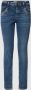 MOS MOSH Regular fit jeans met motief van effectgaren - Thumbnail 2