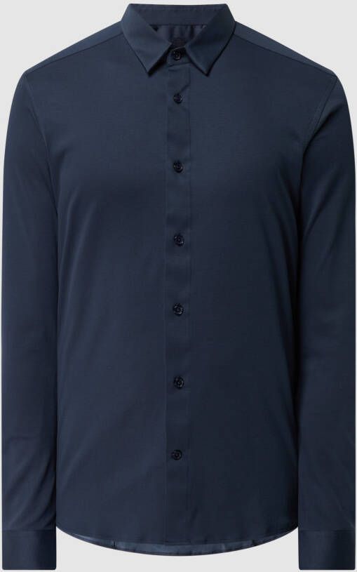 MOS MOSH Slim fit 2-knoops colbert met stretch model 'Blair'