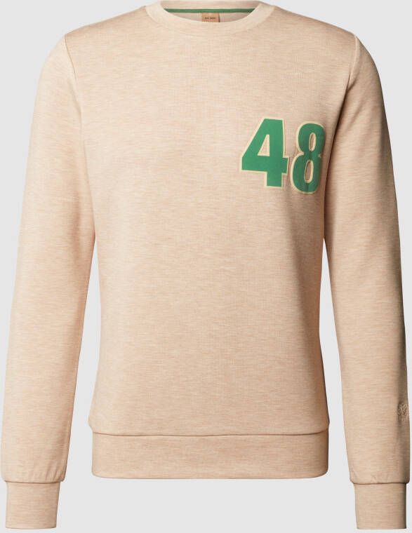 MOS MOSH Sweatshirt met motiefprint model 'Abel'