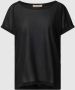 MOS MOSH Stijlvol T-Shirt Onmisbaar voor elke Gelegenheid Black Dames - Thumbnail 1