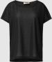 MOS MOSH Stijlvol T-Shirt Onmisbaar voor elke Gelegenheid Black Dames - Thumbnail 1