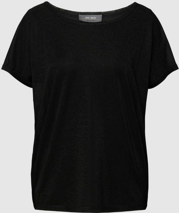 MOS MOSH Stijlvol T-Shirt Onmisbaar voor elke Gelegenheid Black Dames