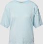 MOS MOSH Dames Tops & T-shirts Kit Ss Tee Lichtblauw - Thumbnail 2