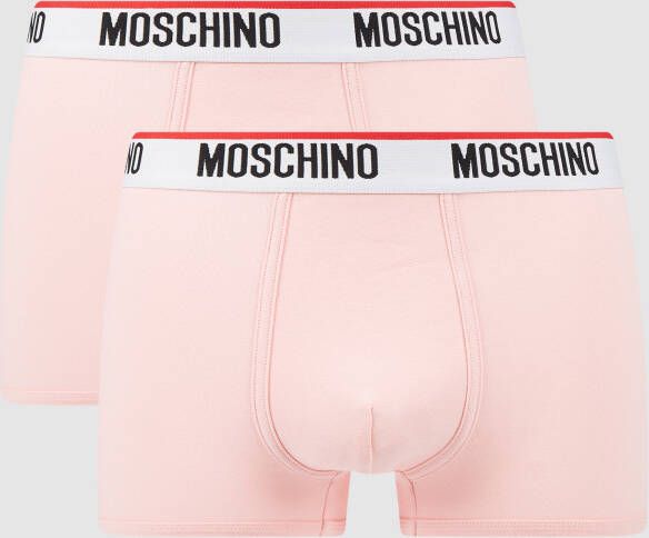 Moschino Swim + Underwear Boxershort met stretch in set van 2