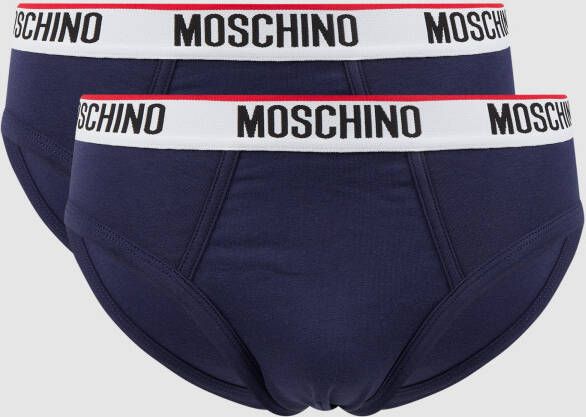Moschino Swim + Underwear Slip met label in band
