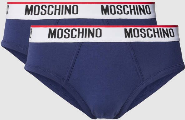 Moschino Swim + Underwear Slip met label in band