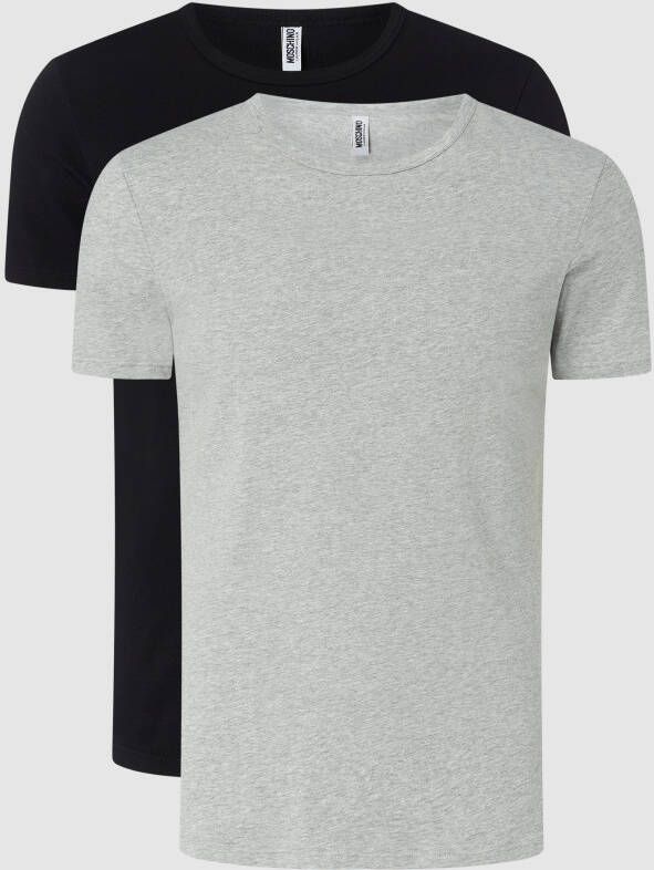Moschino Swim + Underwear T-shirt per twee verpakt