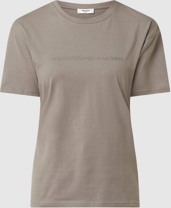 Moss copenhagen T-shirt van biologisch katoen model 'Liv'