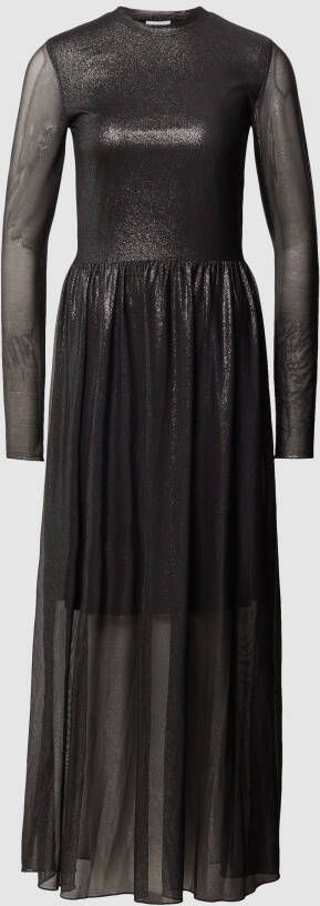 Moves Maxi-jurk met uitlopend rokdeel model 'Marisan 2770'