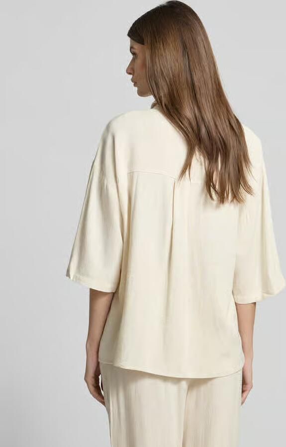Moves Blouse van een mix van viscose en linnen model 'Elise'