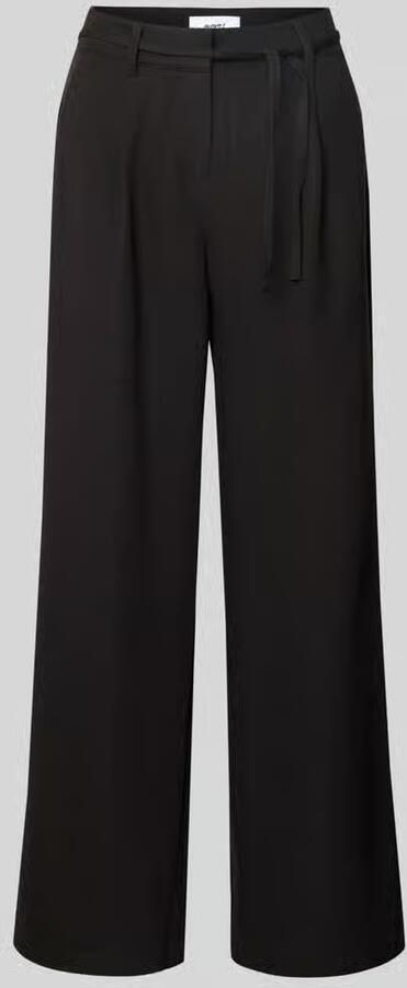Moves Flared stoffen broek met tunnelkoord model 'Andriana'