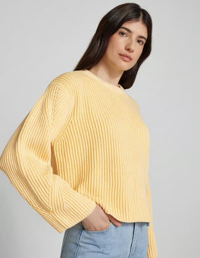 Moves Gebreide pullover met geribde ronde hals model 'Colina' - Foto 2