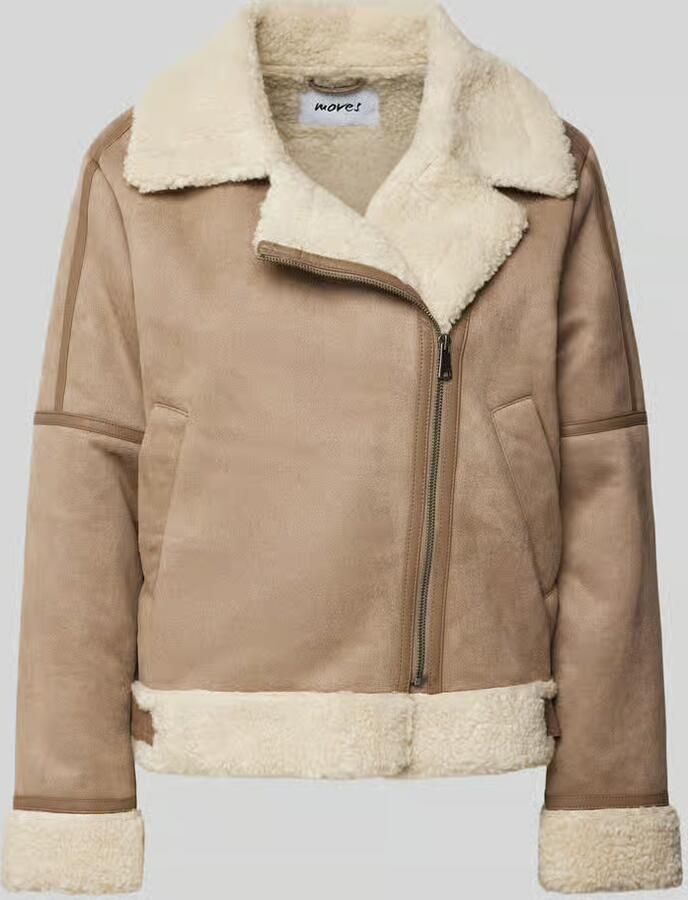 Moves Jas met asymmetrische ritssluiting model 'Elira 3669'