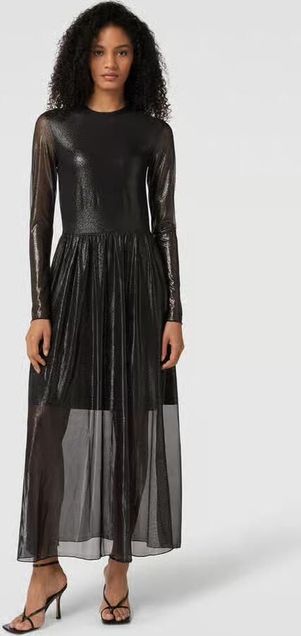 Moves Maxi-jurk met uitlopend rokdeel model 'Marisan 2770'