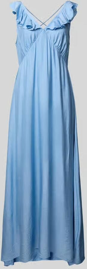 Moves Maxi-jurk met volants model 'Leanna'